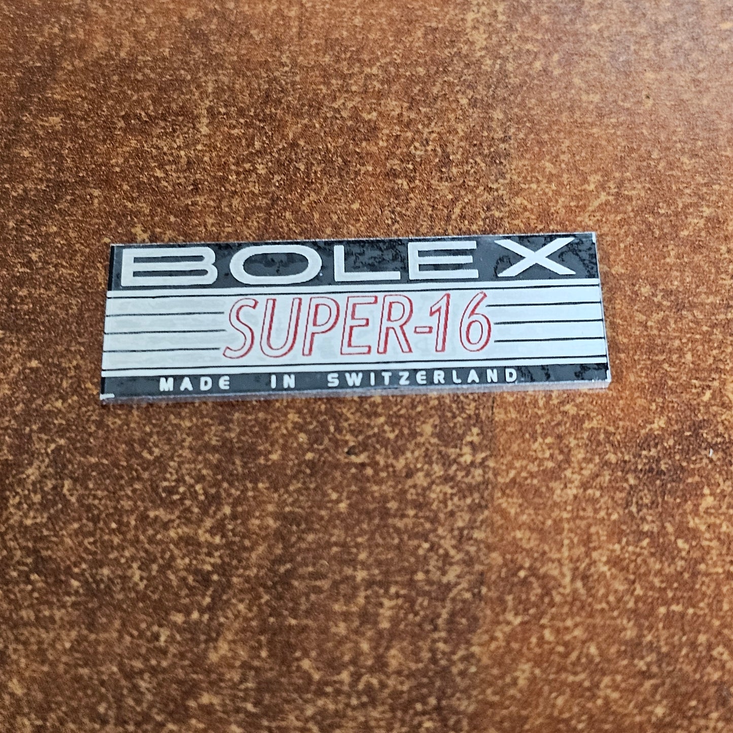 Bolex Super 16 Logo Plate (RED)