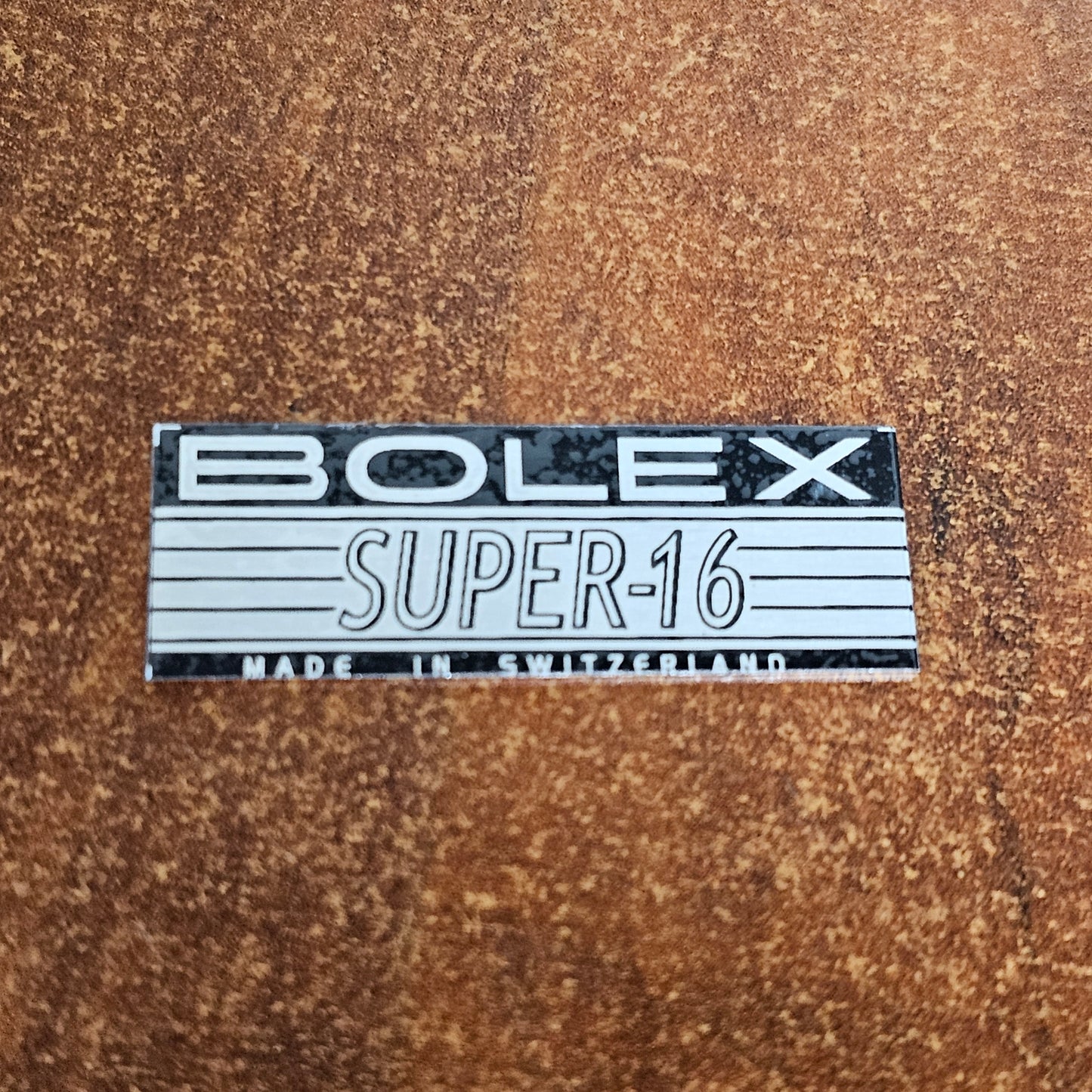 Bolex Super 16 Logo Plate