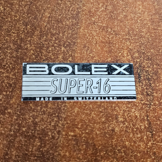 Bolex Super 16 Logo Plate