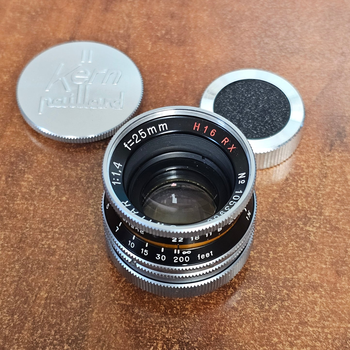 Switar 25mm f1.4 H16 RX C-Mount Lens S# 1053966