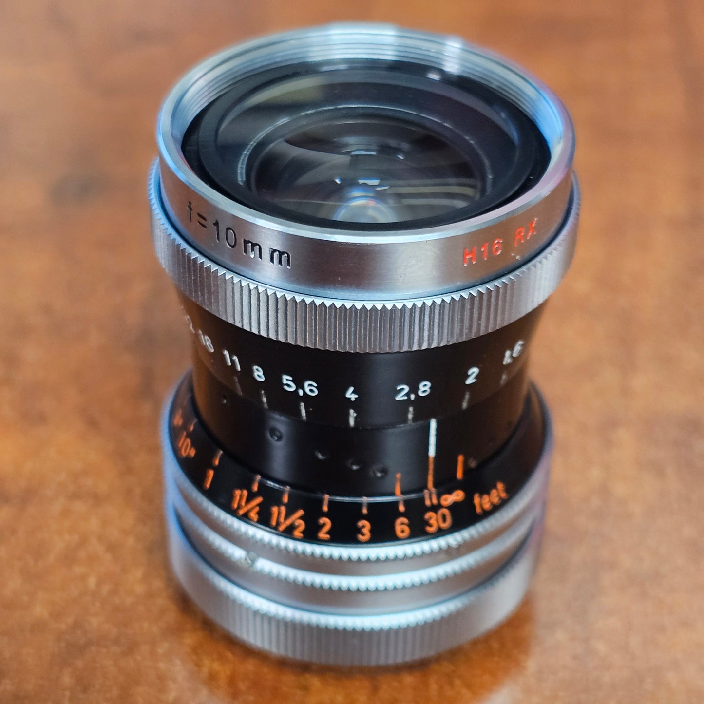 Switar 10mm f1.6 H16 RX C-Mount Lens S# 1066773