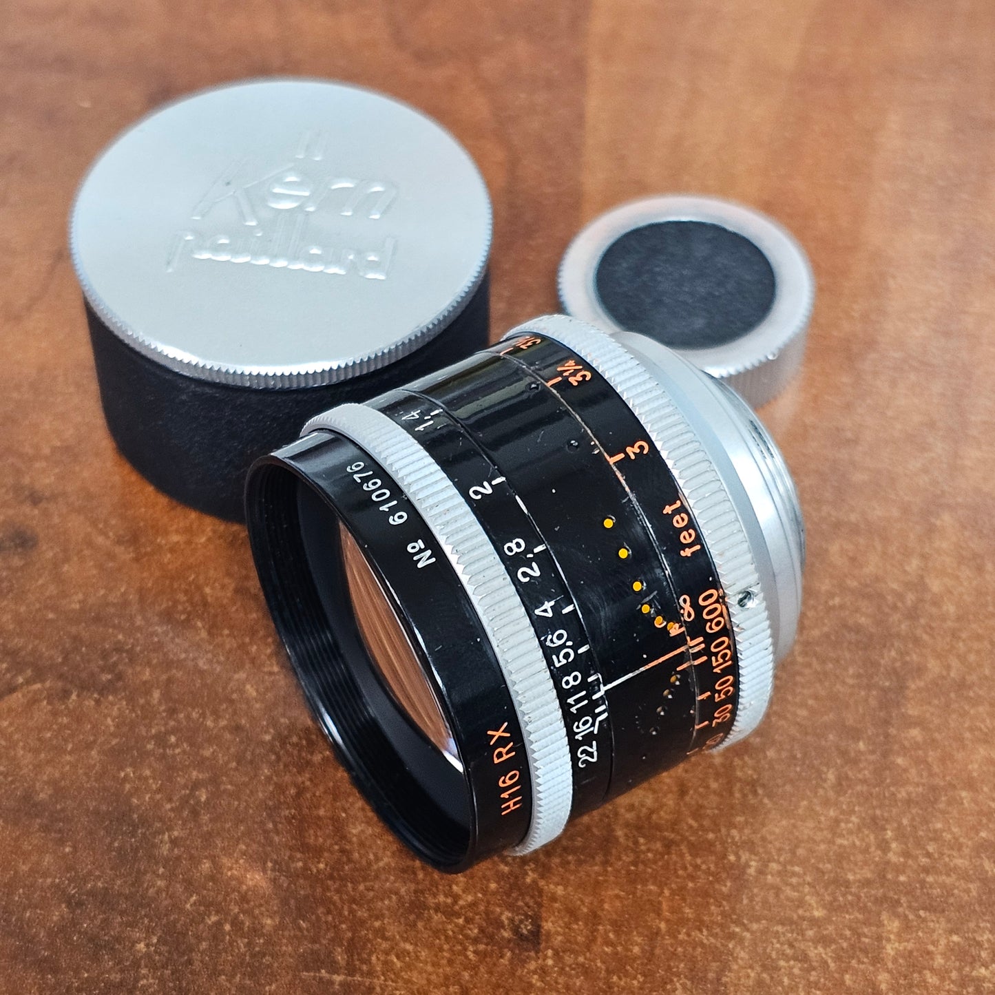 Switar 50mm f1.4 H16RX C-Mount Lens S# 610676