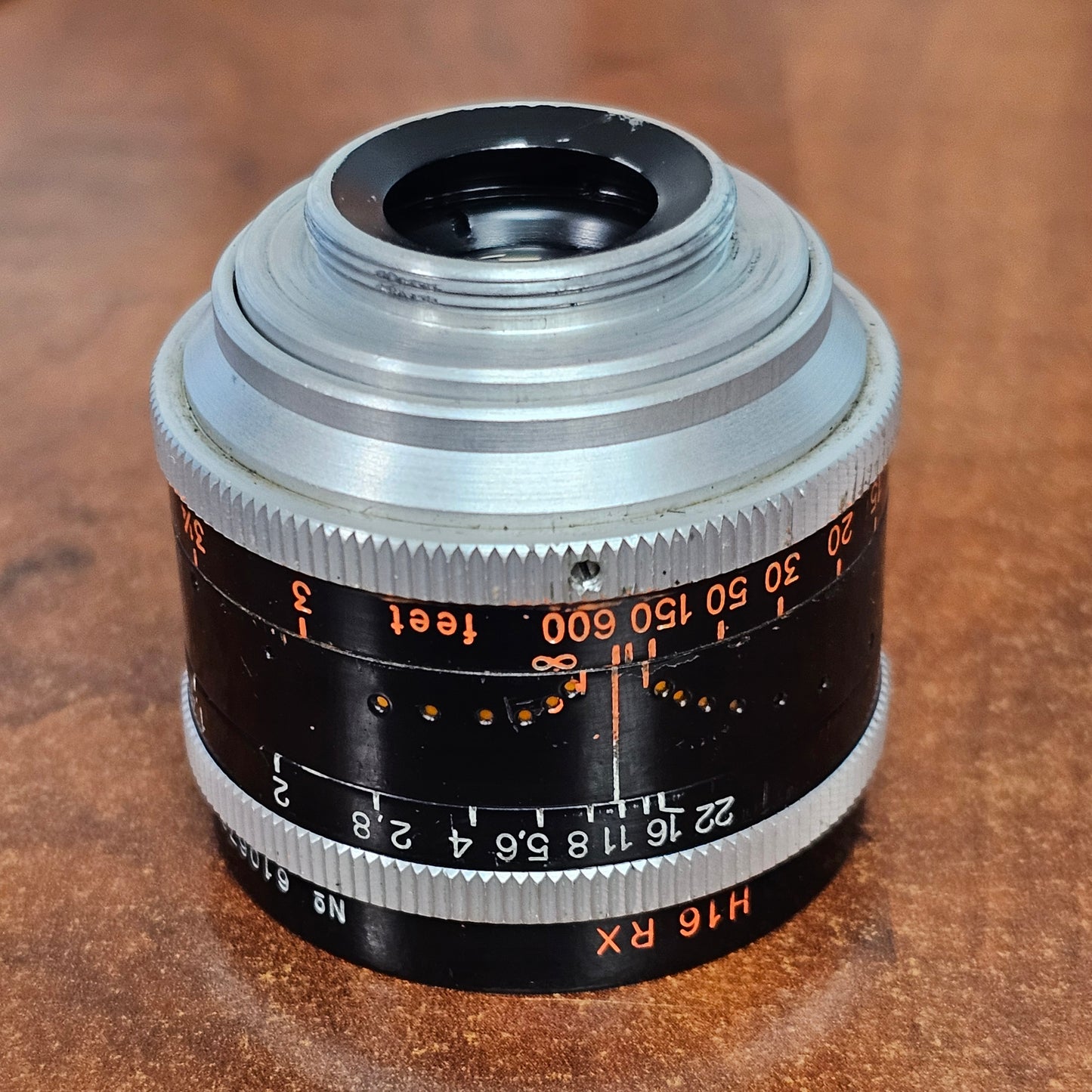 Switar 50mm f1.4 H16RX C-Mount Lens S# 610676