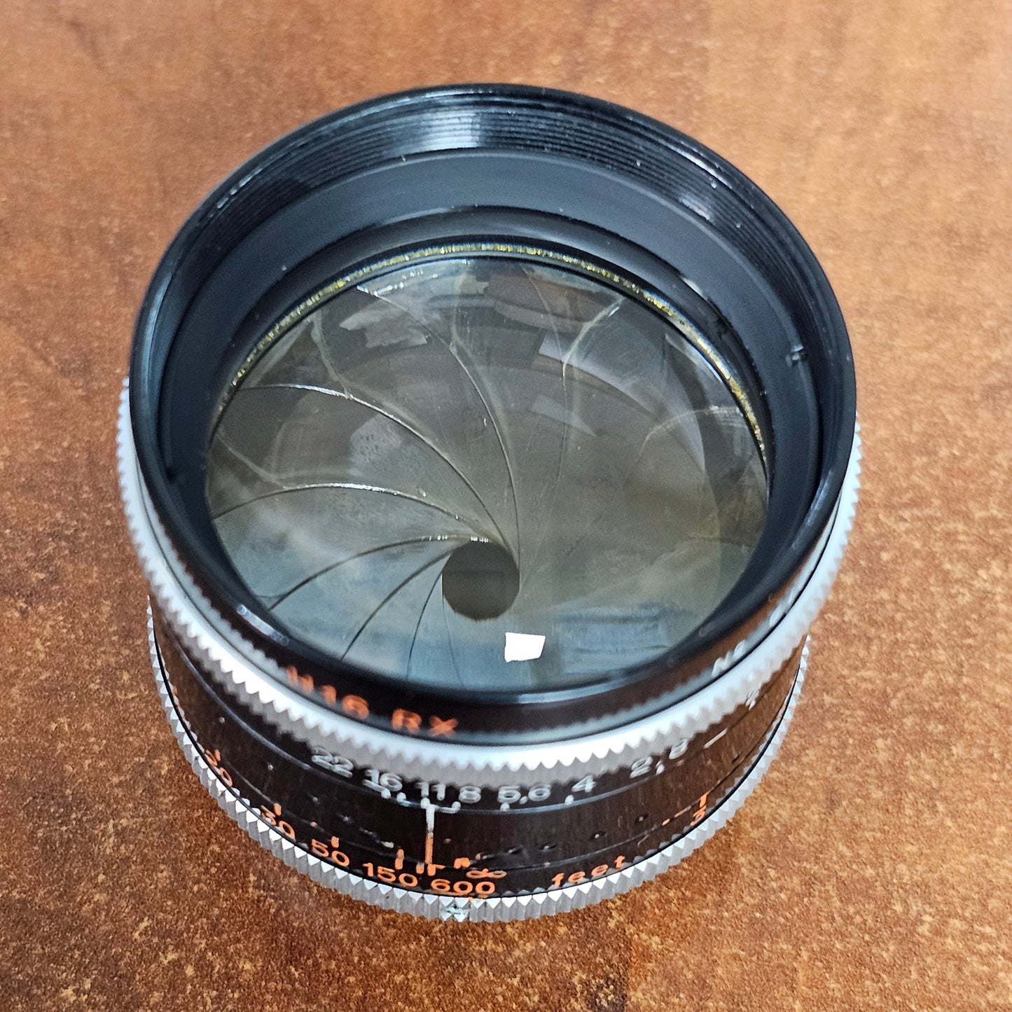 Switar 50mm f1.4 H16RX C-Mount Lens S# 610676