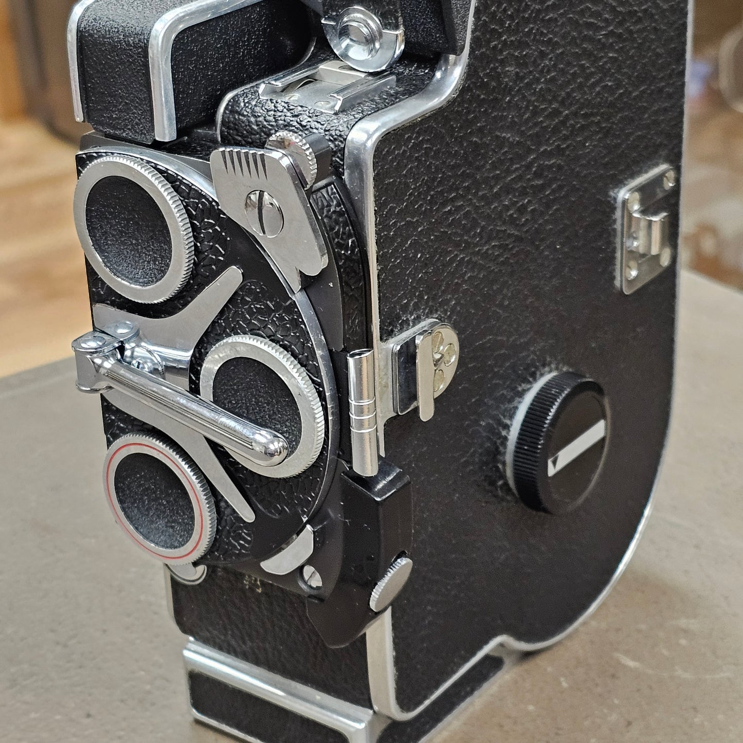 Bolex Super 16 REX 5 Camera body with 10x viewfinder S# 258346