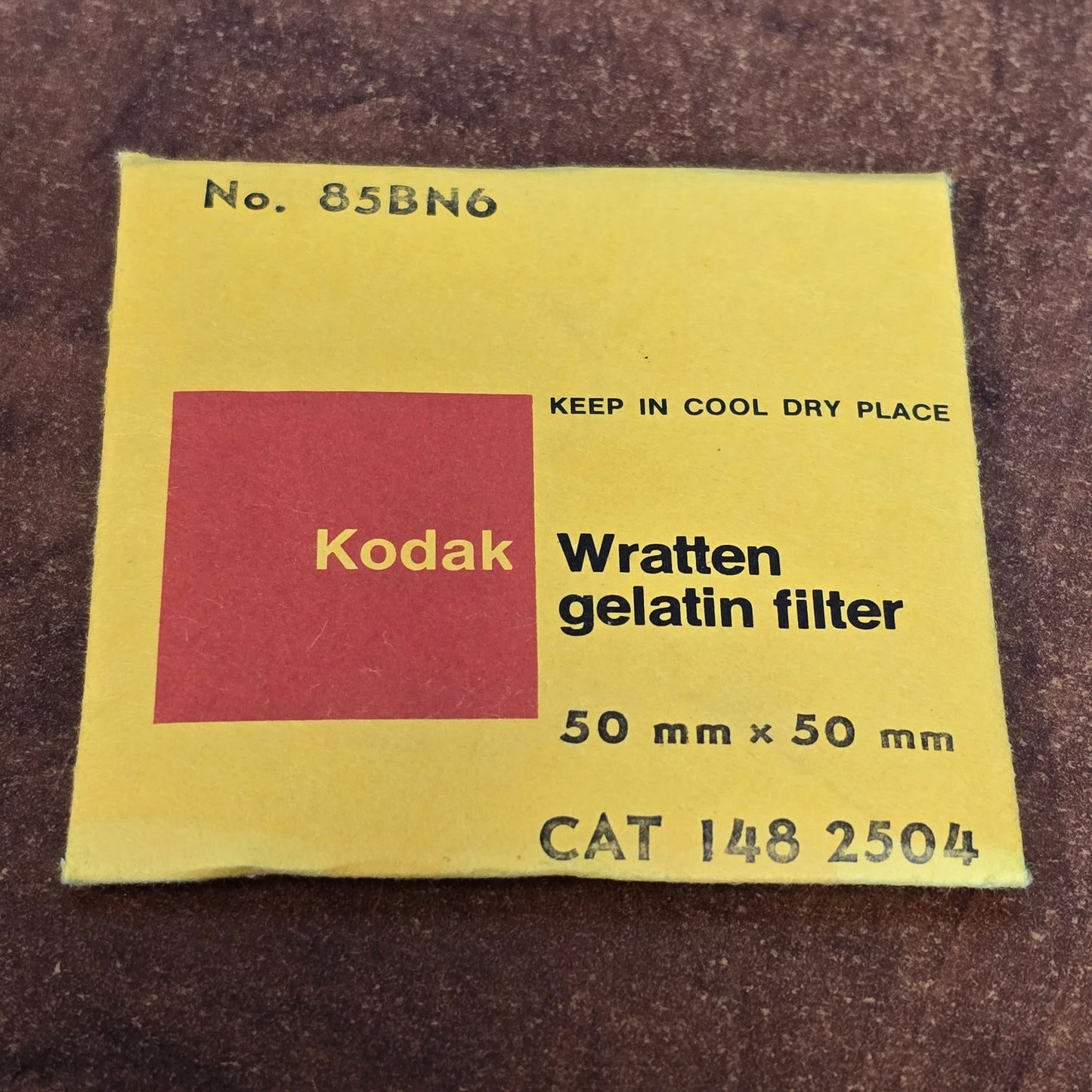 Kodak Wratten Gel Filter (No.85N6) 2" x 2"