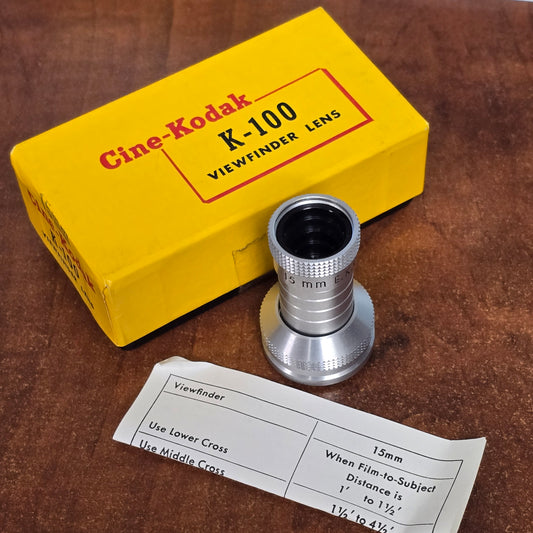 Cine Kodak K-100 Viewfinder Lens (15mm)