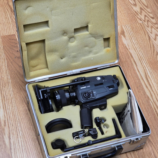 Bauer A512 Super 8mm Camera Professional Package S# 826-0571