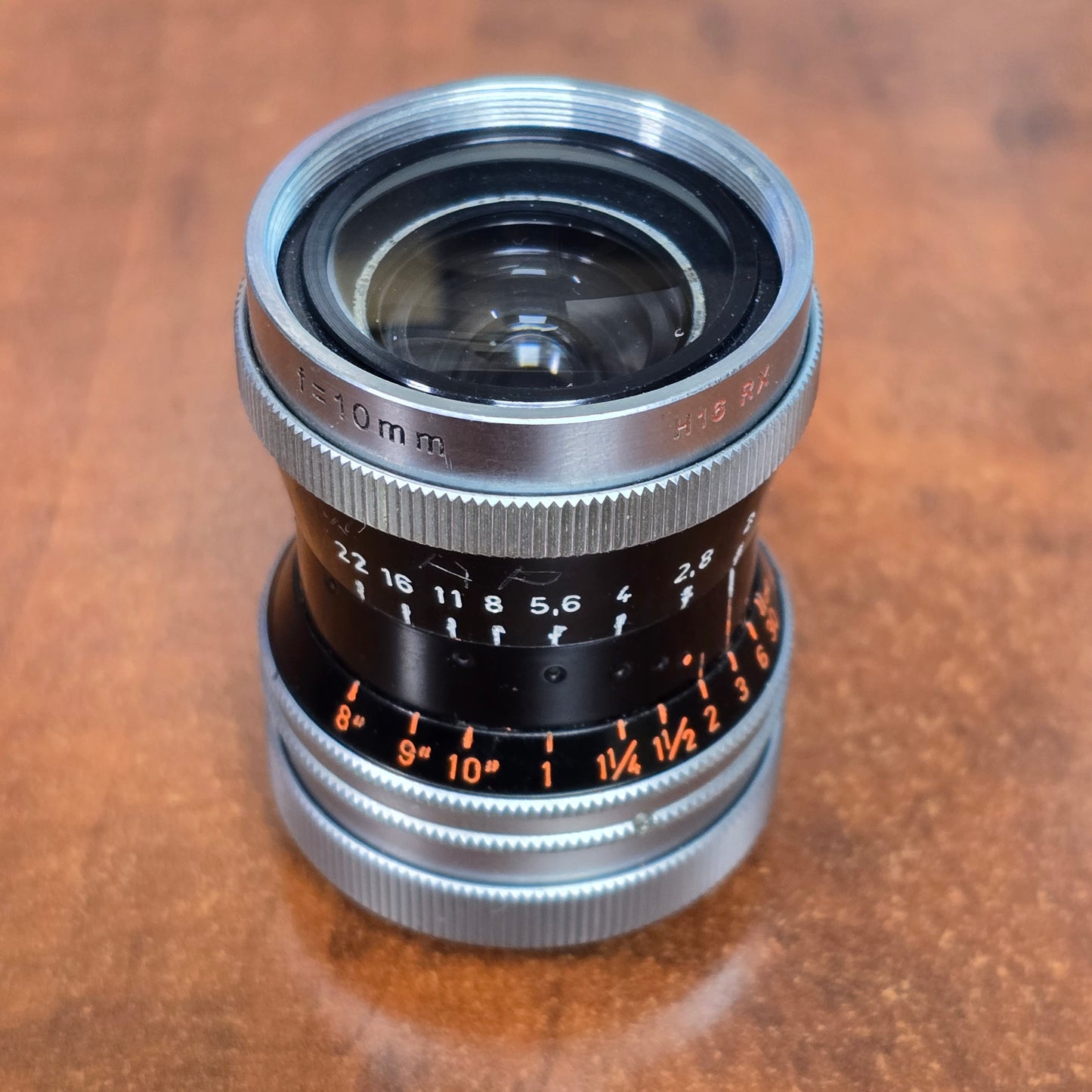 Switar 10mm f1.6 H16 RX C-Mount Lens S# 1023181