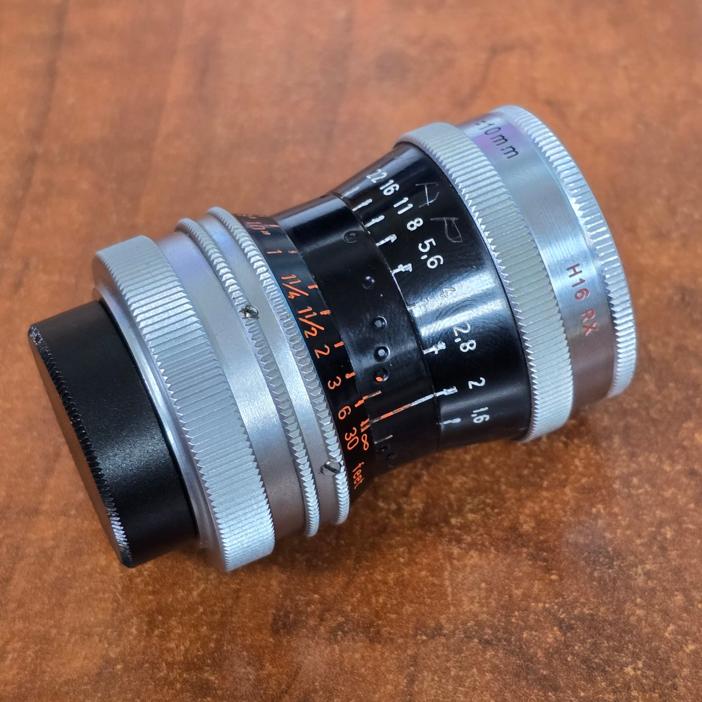 Switar 10mm f1.6 H16 RX C-Mount Lens S# 1023181