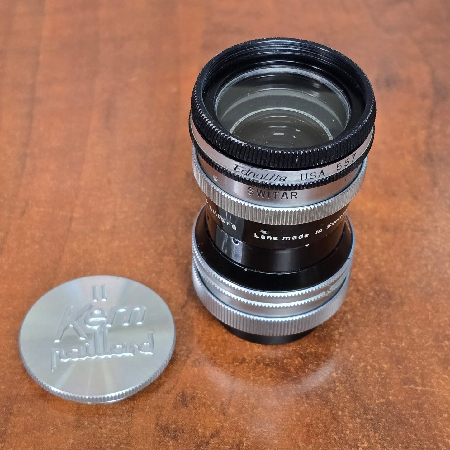 Switar 10mm f1.6 H16 RX C-Mount Lens S# 1023181