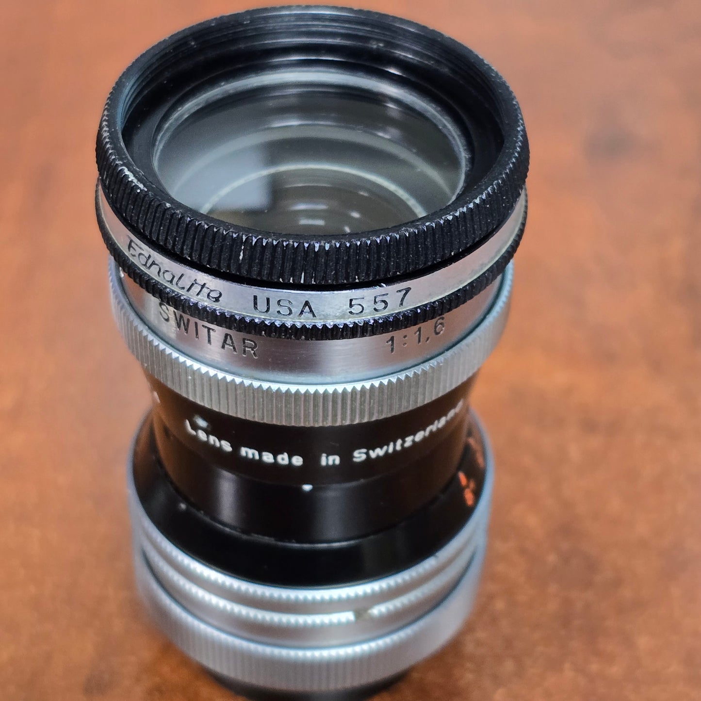 Switar 10mm f1.6 H16 RX C-Mount Lens S# 1023181