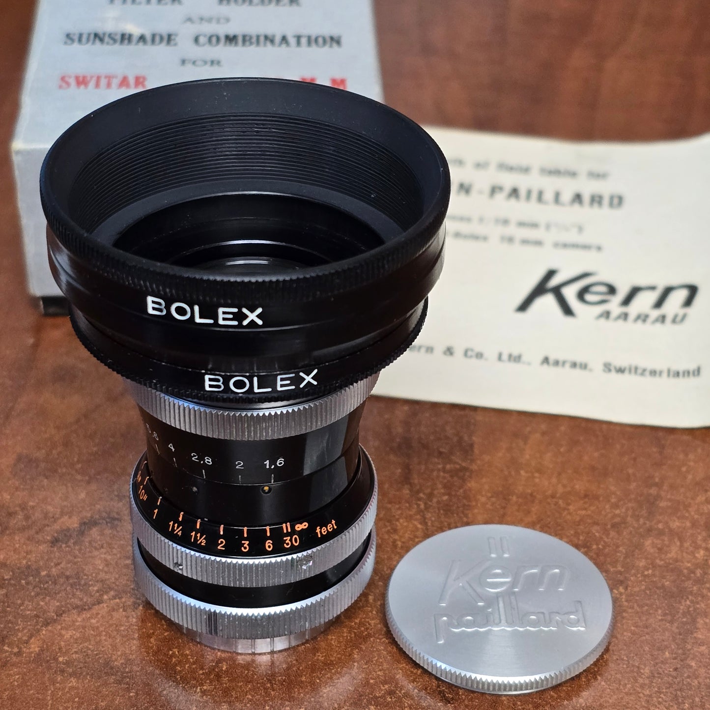 Switar 10mm f1.6 AR C-Mount Lens S# 425849