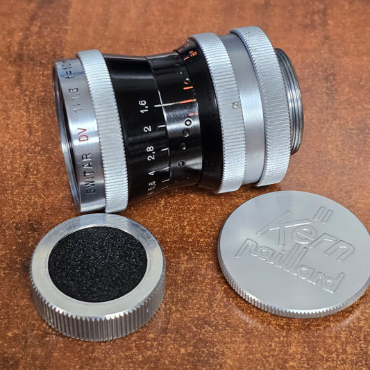 Switar DV 10mm f1.6 AR C-Mount Lens S# 315521