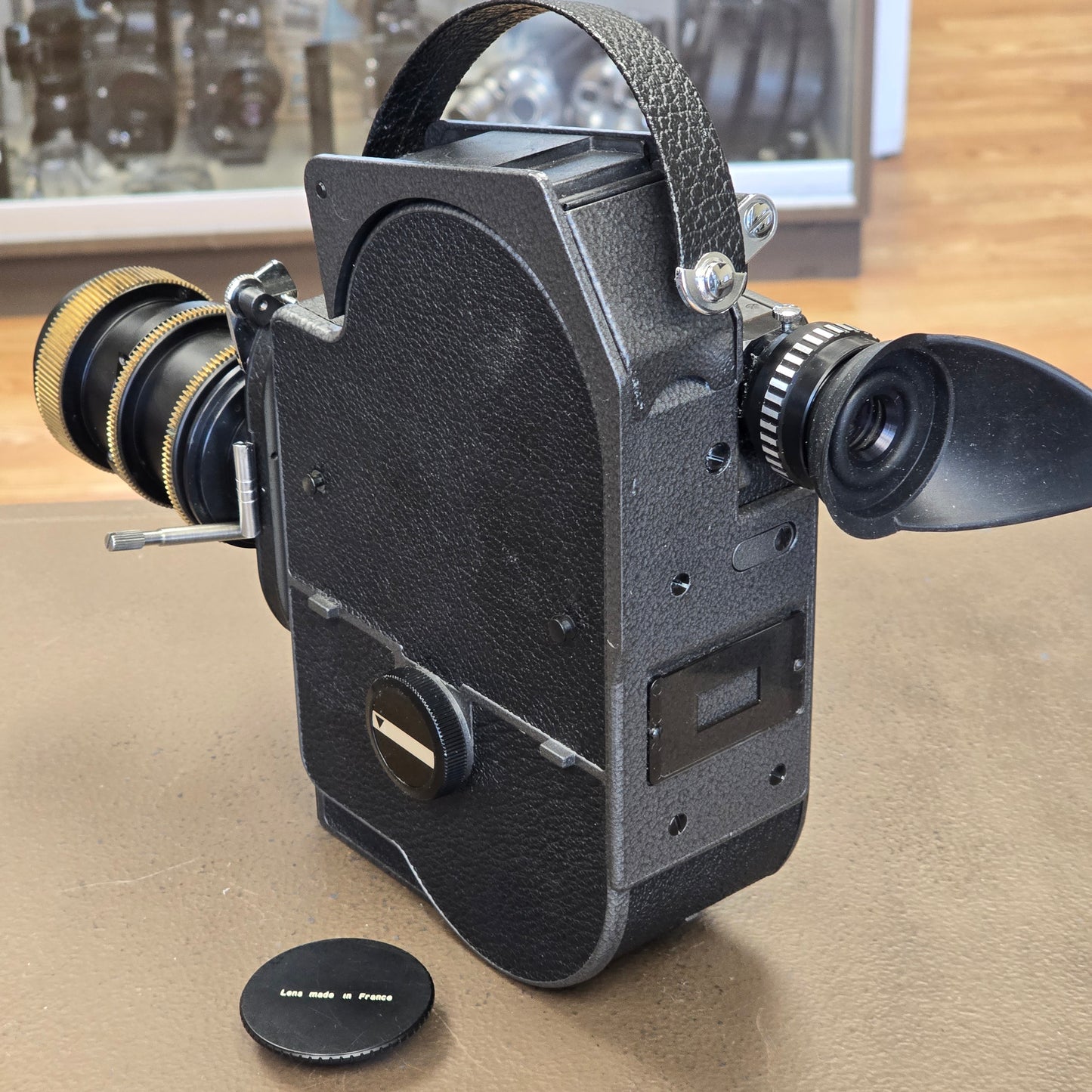 Bolex H16 Rex 5 Red Dot with 13x Viewfinder S# 352423 with Angenieux Zoom Lens