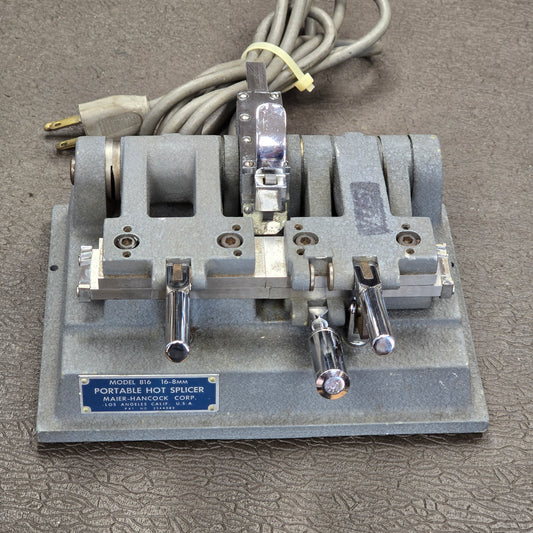 Maier-Hancock Model 816 16mm-8mm Portable Hot Splicer S# 014892