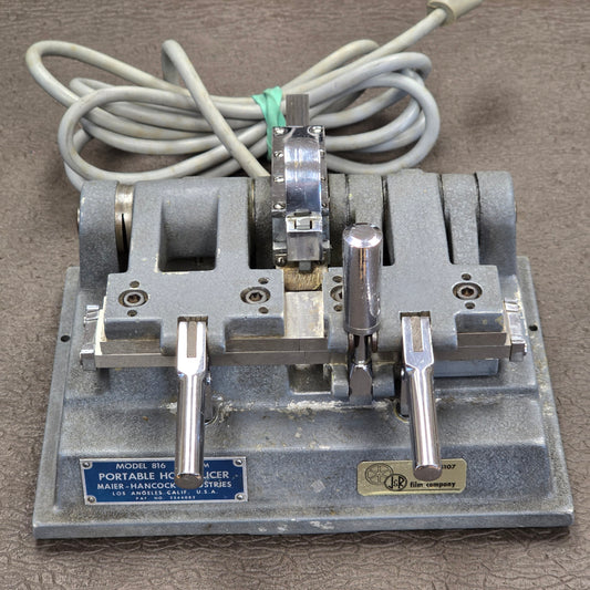 Maier-Hancock Model 816 16mm-8mm Portable Hot Splicer S# 016686