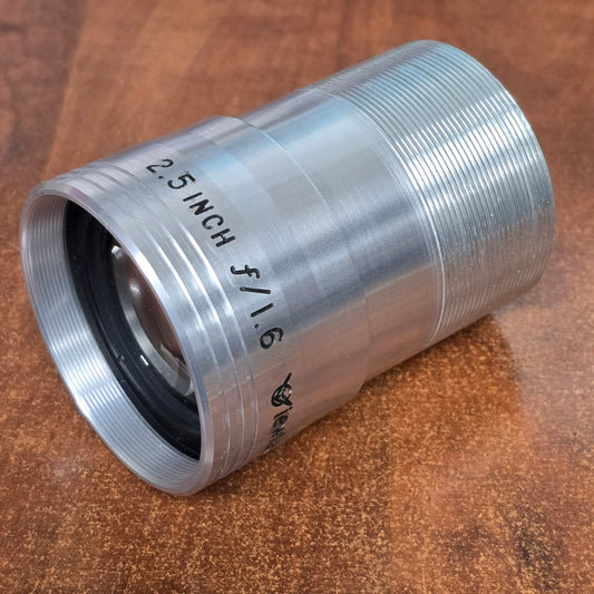 VIEWLEX Inc. 2.5" 62.5mm f/1.6 16mm Projector Lens for Bell & Howell & more