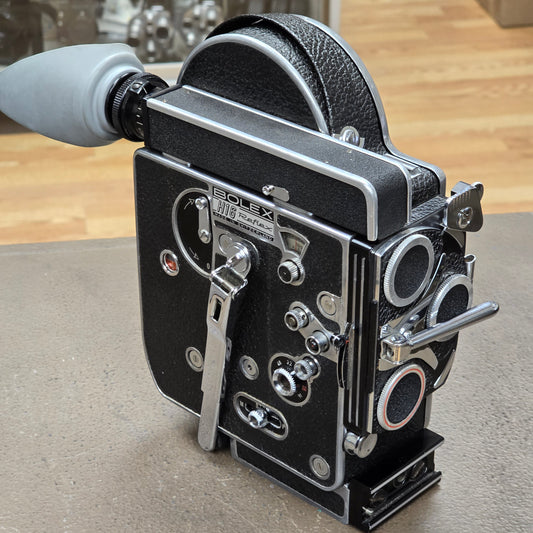 Bolex H16 Rex 4 16mm Camera Body with 10x viewfinder s# 214095