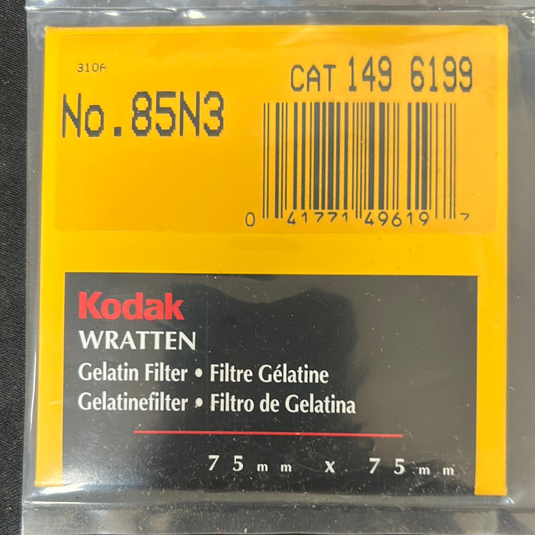 Kodak Wratten Gel Filter (No.85N3)  3" x 3"