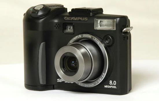 OLYMPUS SP-350 8MP Digital Camera with 3x Optical Zoom (Black)