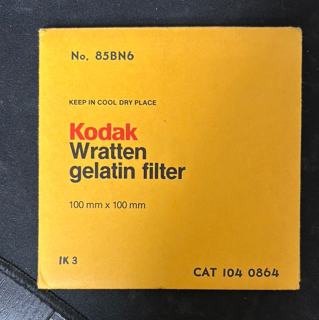 Kodak Wratten Gel Filter (No.85BN6)  4" x 4"