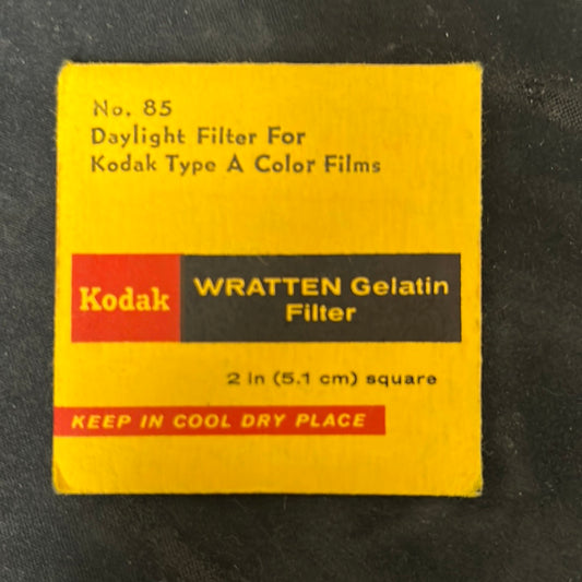 Kodak Wratten Gel Filter (No.85)  2" x 2"