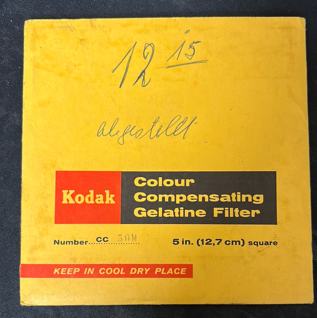 Kodak Wratten Gel Filter (No.CC50M)  5" x 5"