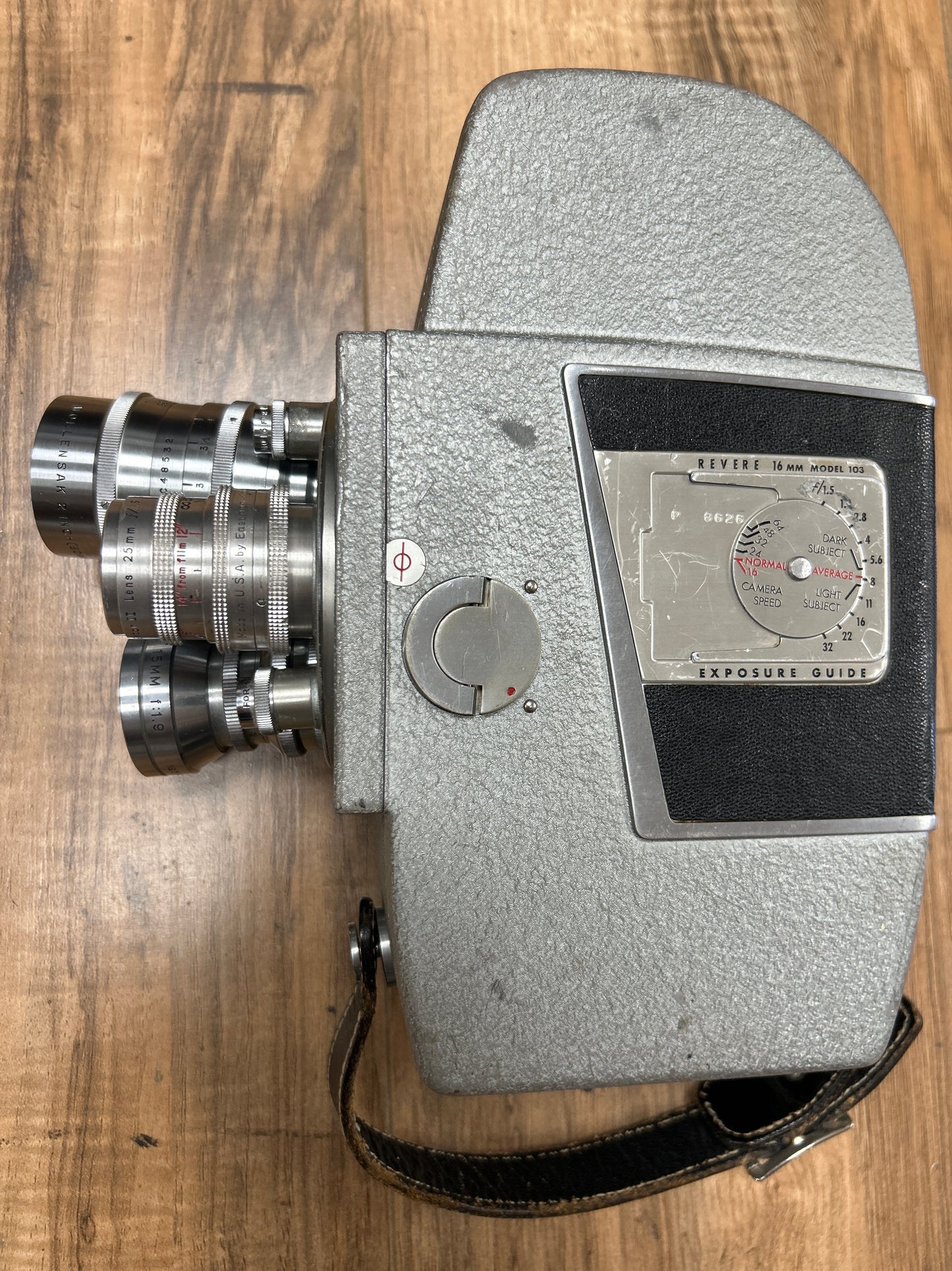 Revere 16mm Model 103 Wind Up Camera with lenses