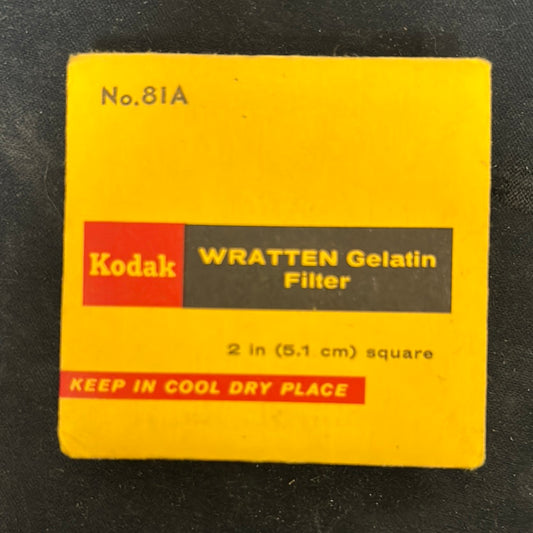 Kodak Wratten Gel Filter (No.81A)  2" x 2"