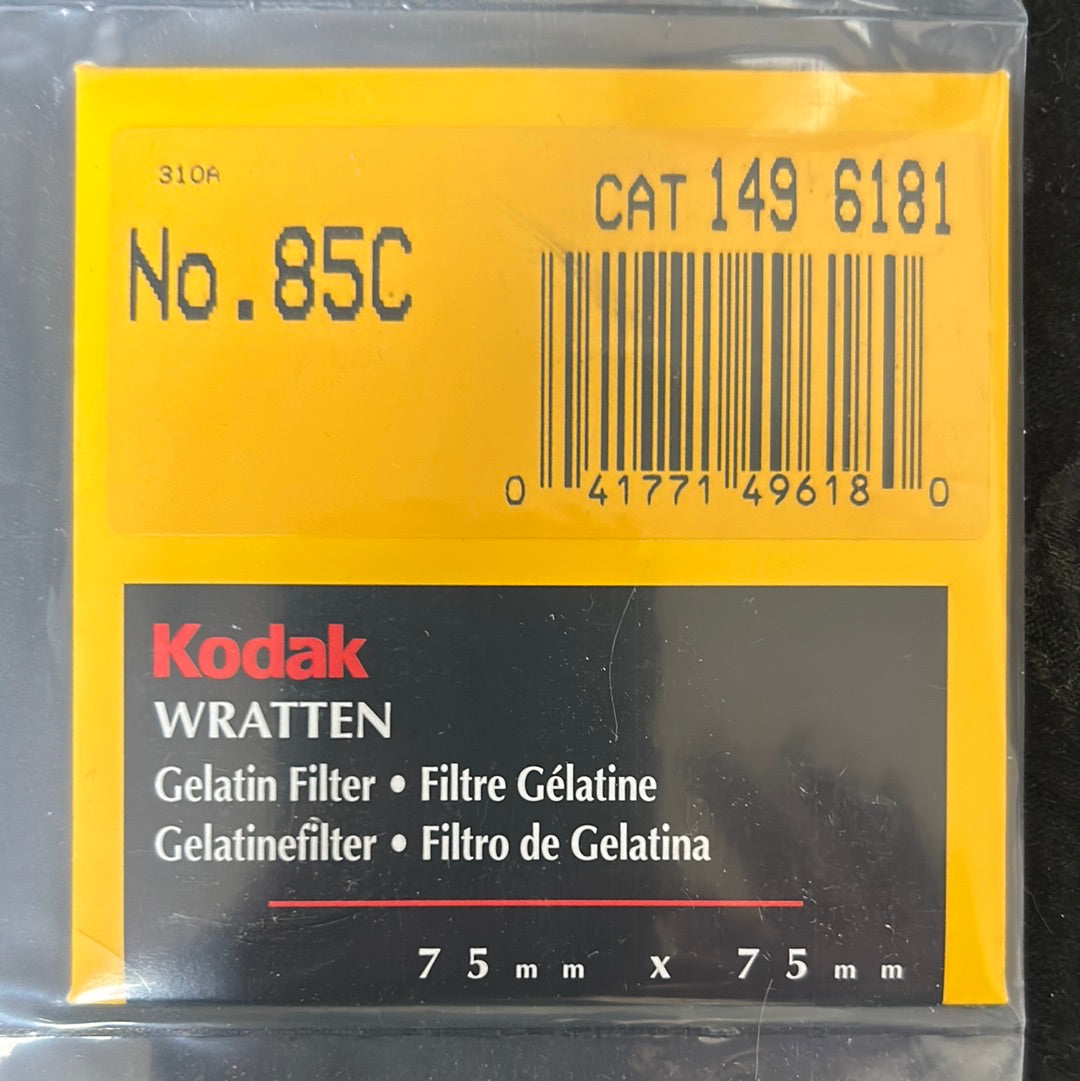 Kodak Wratten Gel Filter (No.85C)  3" x 3"