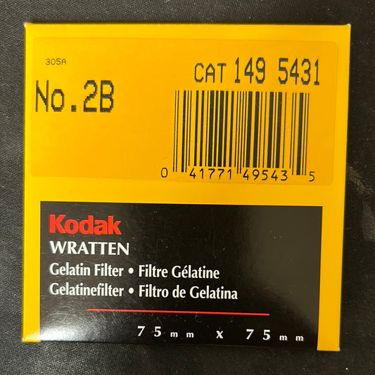 Kodak Wratten Gel Filter (No.2B)  3" x 3"