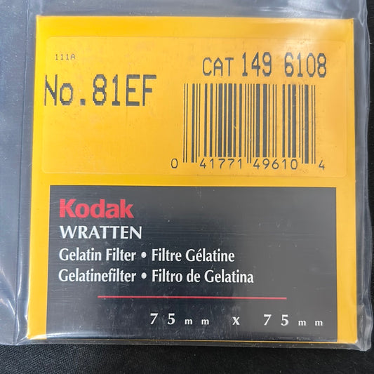 Kodak Wratten Gel Filter (No.81EF)  3" x 3"