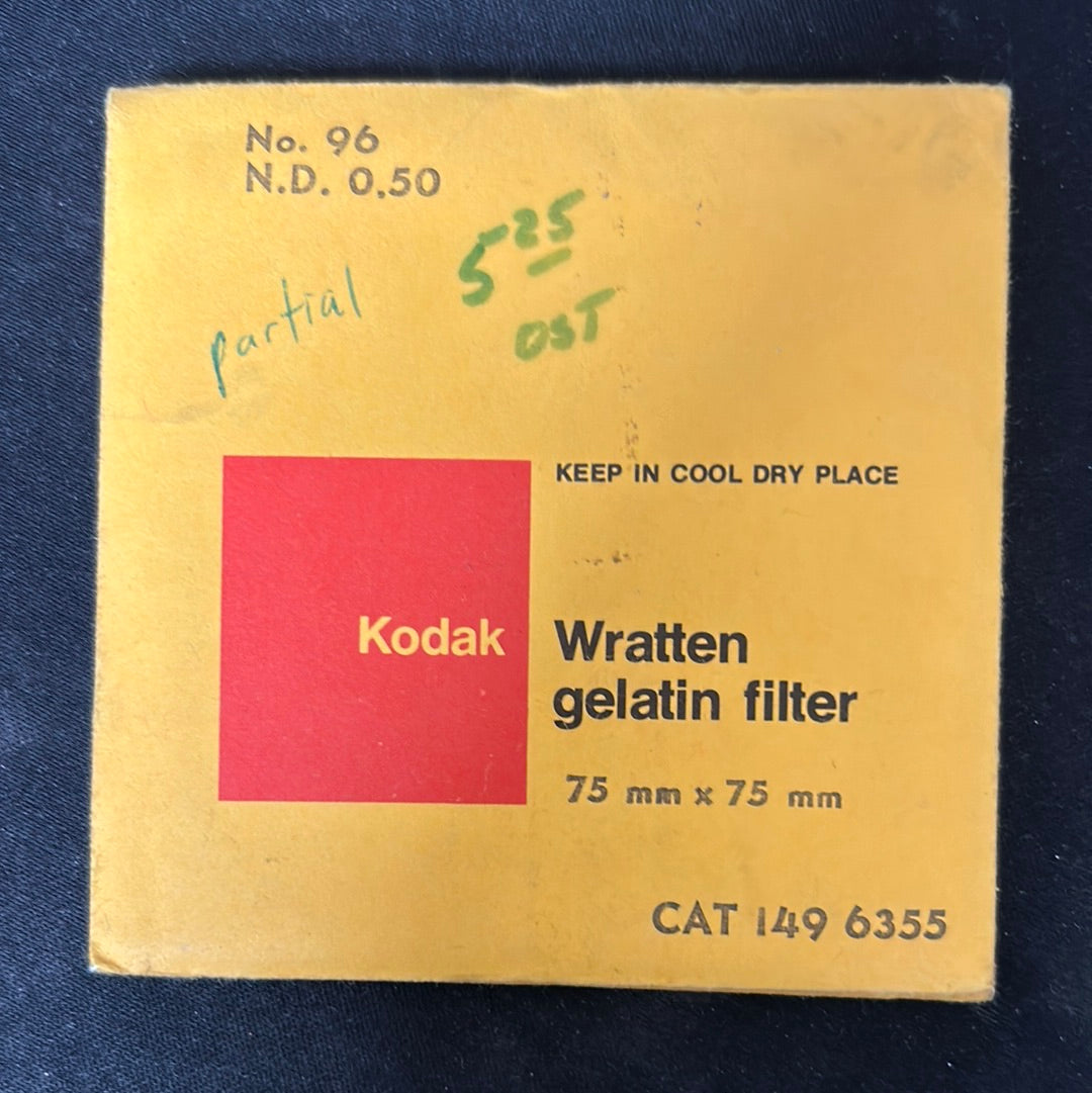 Kodak Wratten Gel Filter (No.96 ND 0.50)  3" x 3" - Partial