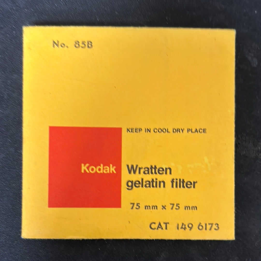 Kodak Wratten Gel Filter (No.85B)  3" x 3"