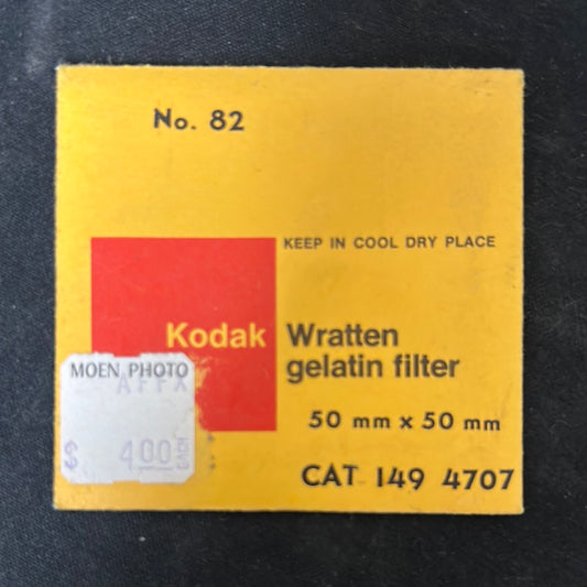 Kodak Wratten Gel Filter (No.82)  2" x 2"