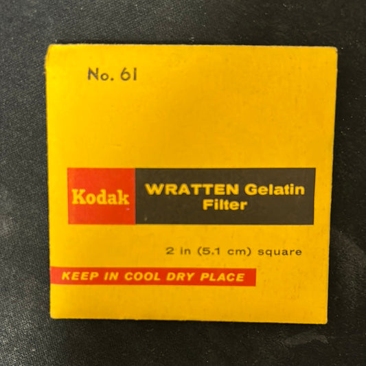 Kodak Wratten Gel Filter (No.61)  2" x 2"