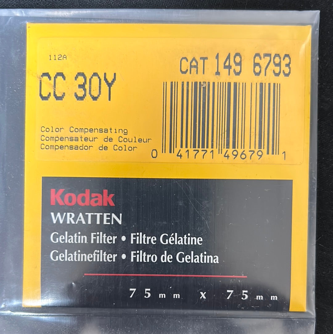 Kodak Wratten Gel Filter (CC30Y)  3" x 3"