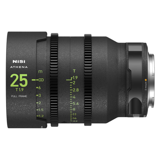 NiSi ATHENA 25mm T1.9 Full Frame Cinema Lens (PL Mount/FF)