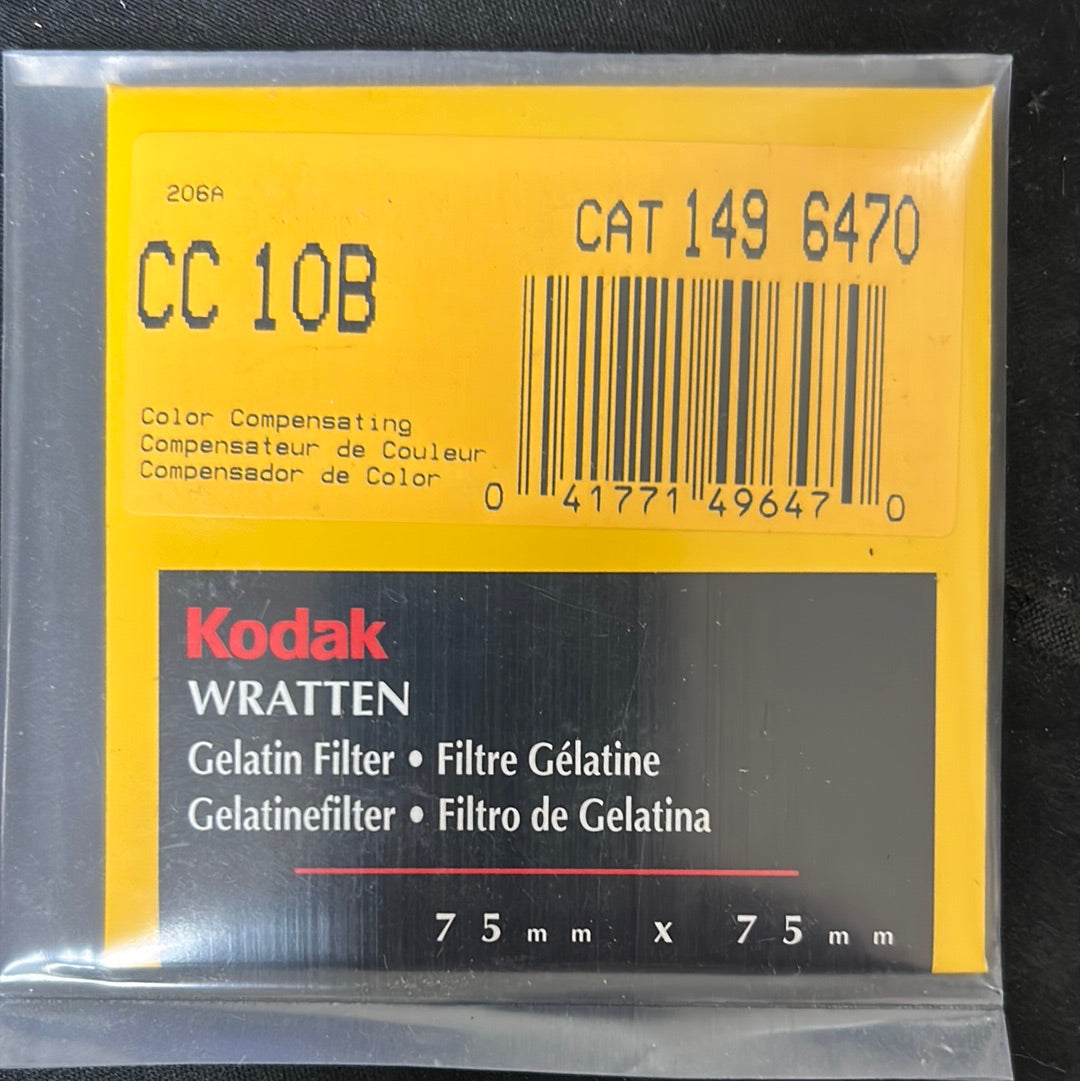 Kodak Wratten Gel Filter (CC10B)  3" x 3"