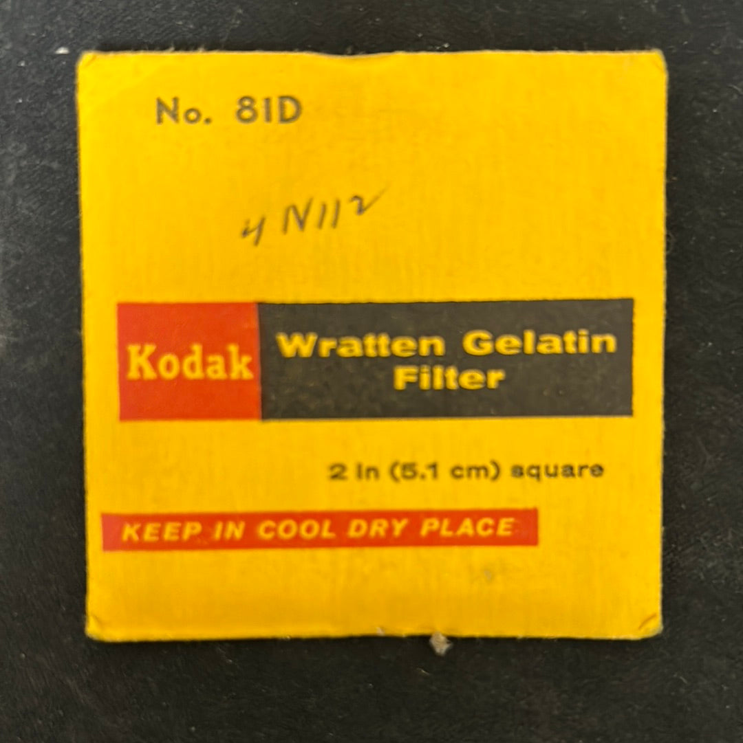 Kodak Wratten Gel Filter (No.81D)  2" x 2"