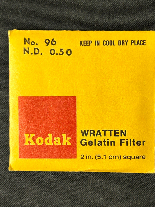 Kodak Wratten Gel Filter (No.96 ND.50)  2" x 2"