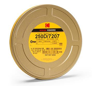 KODAK 16mm 400' VISION3 250D Color Negative Film 7207