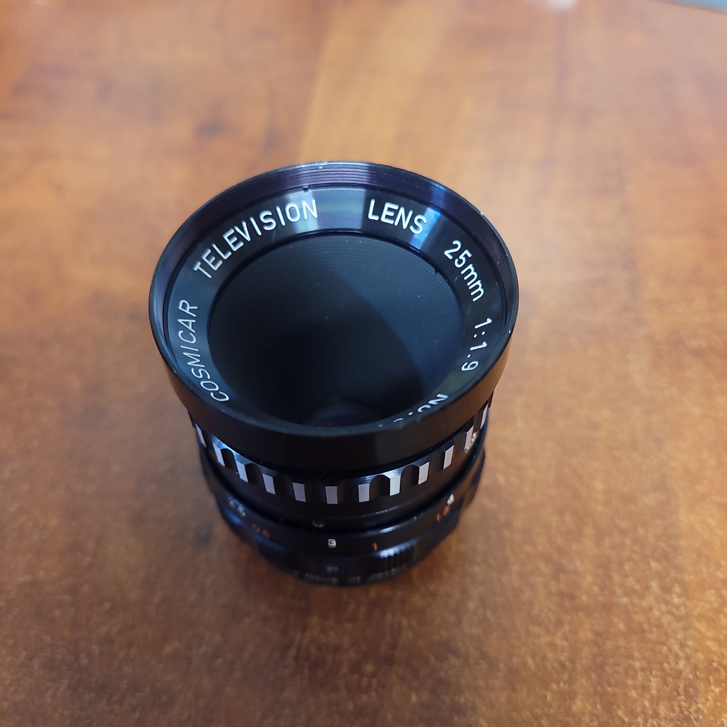 Cosmicar Television 25mm f1.9 C-Mount Lens S# 37903