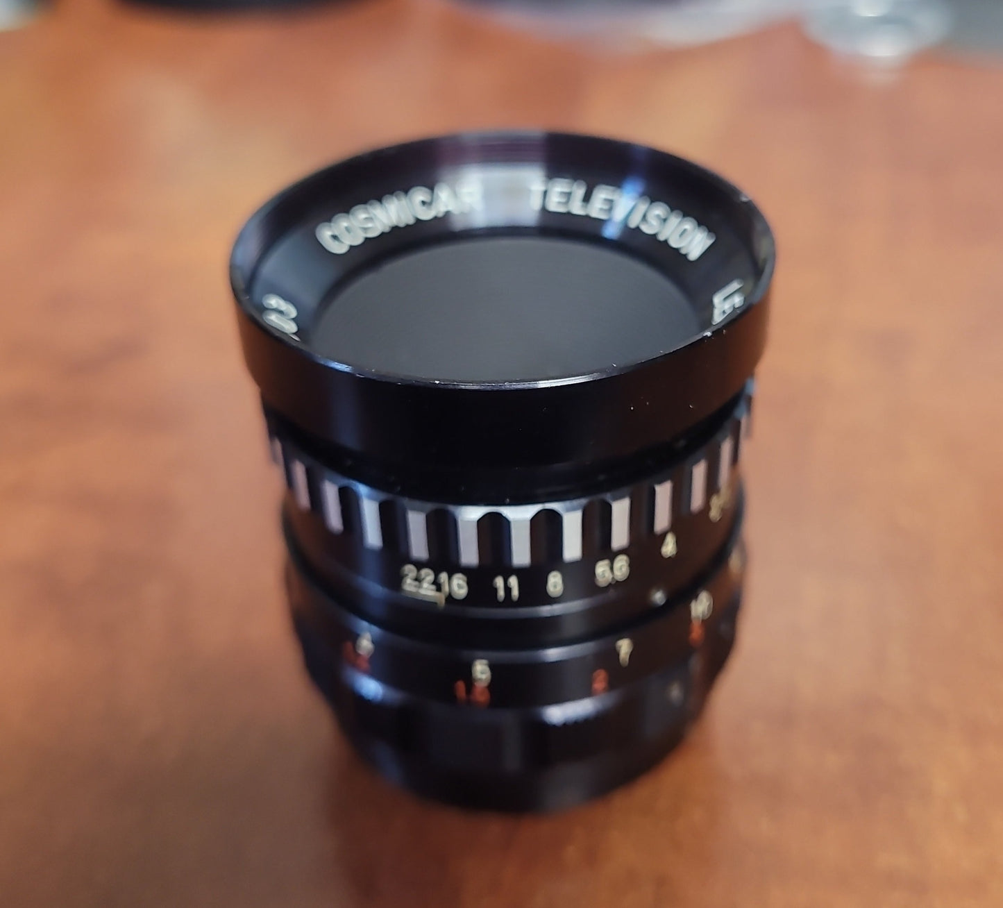 Cosmicar Television 25mm f1.9 C-Mount Lens S# 37903