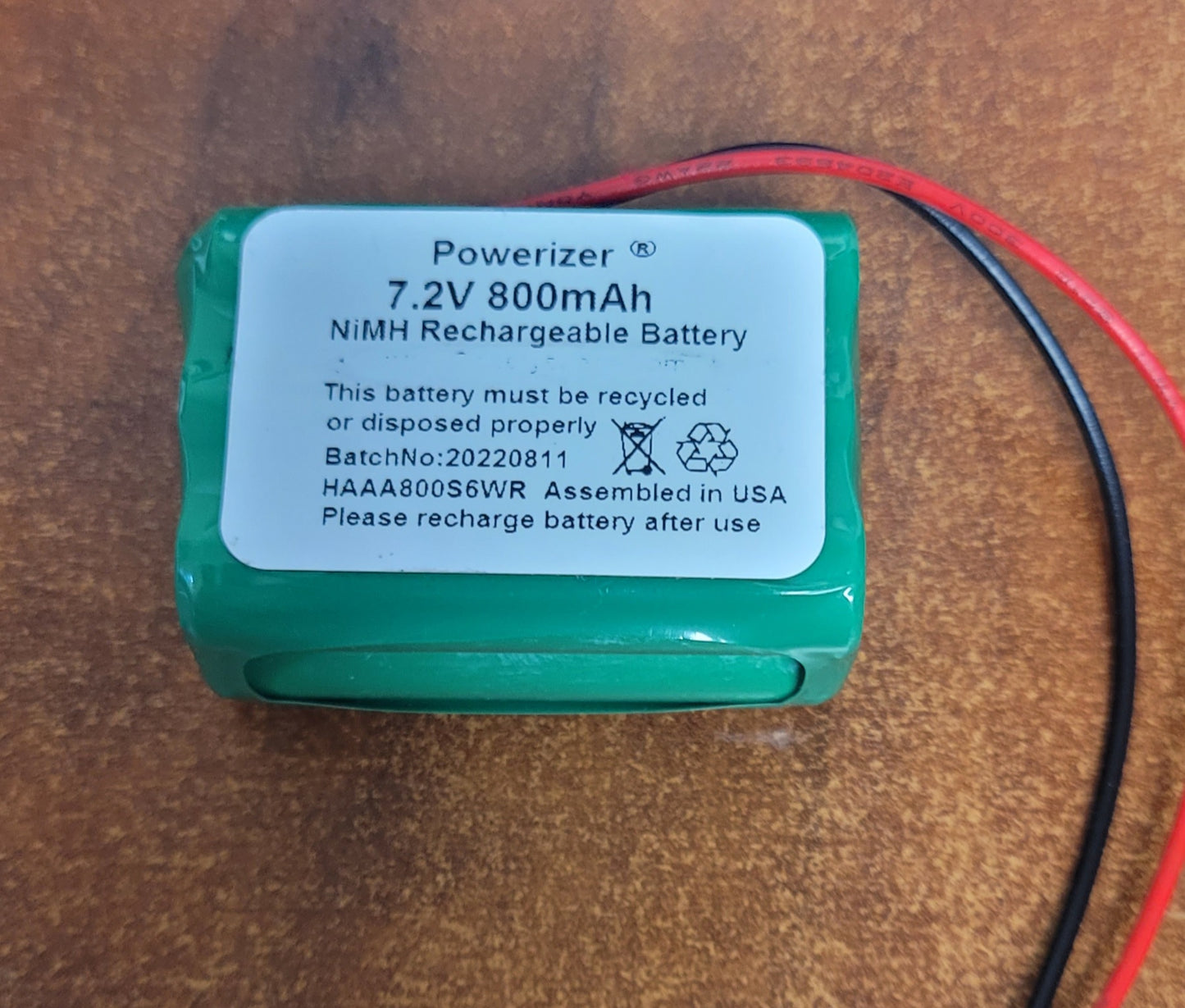 Beaulieu 7.2 Volt 800mah NiMh Battery Pack for R-16 Powergrip Onboard battery (small)