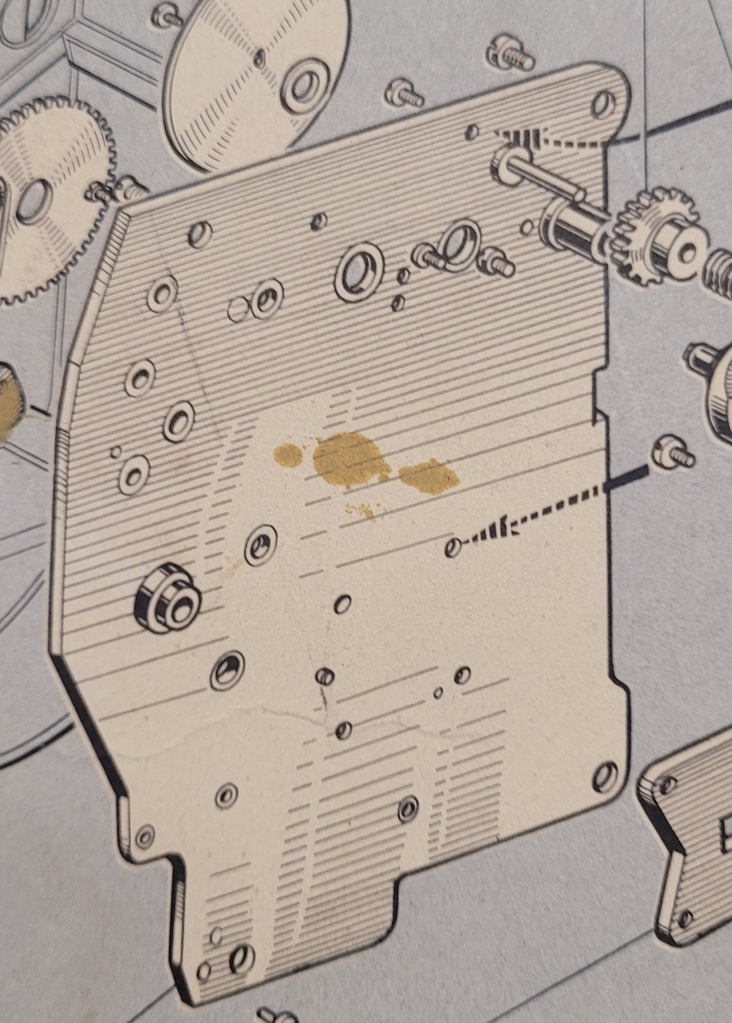 Bolex Lower Main Plate