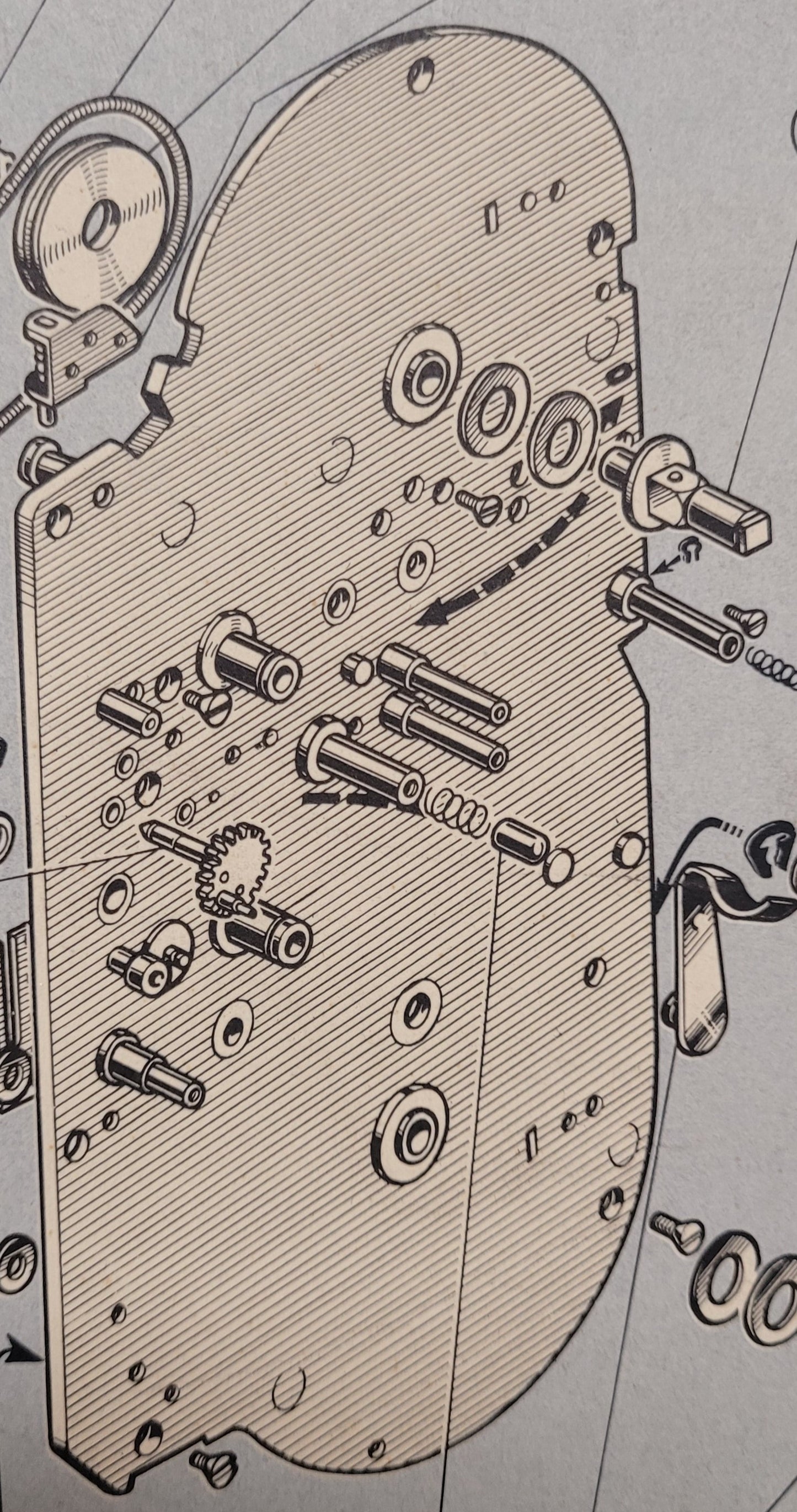 Bolex Upper Main Plate