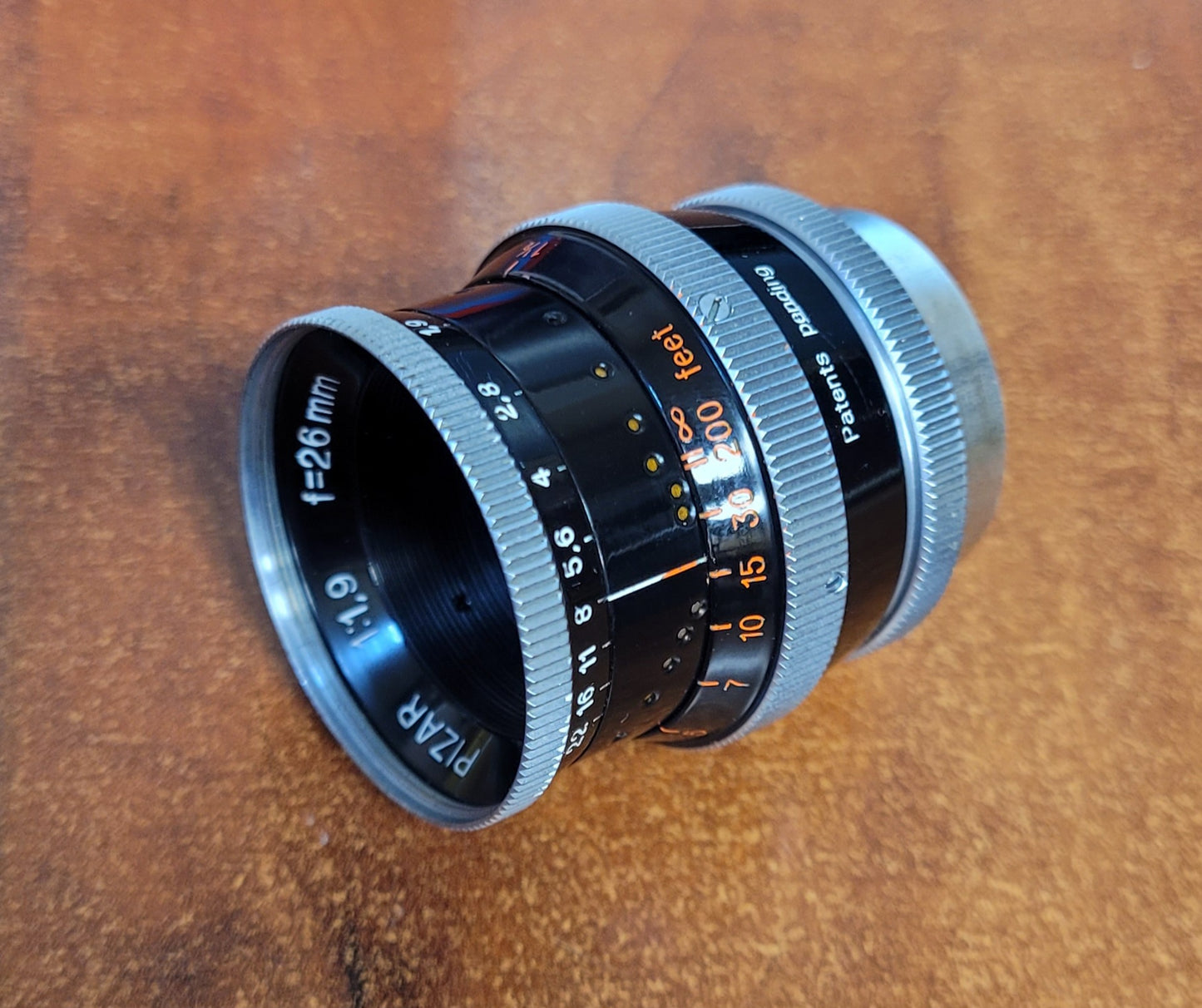 Pizar 26mm F1.9 AR C-Mount Lens S# 107409