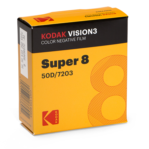 KODAK S8mm 50' VISION3 50D Color Negative Film 7203